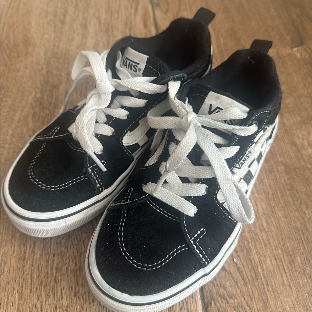 Vans Black and White Classic Skate Sneakers